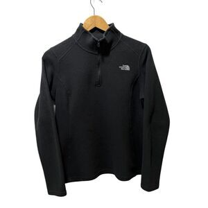 The North Face Women's 1/4 Zip Fleece Sweater Size Medium Black Pullover Warm